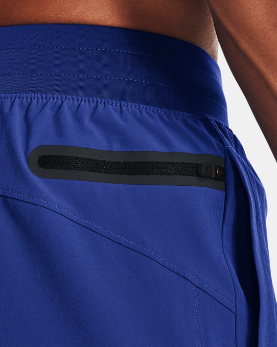 Men's Project Rock Snap Shorts in Blue image number 5